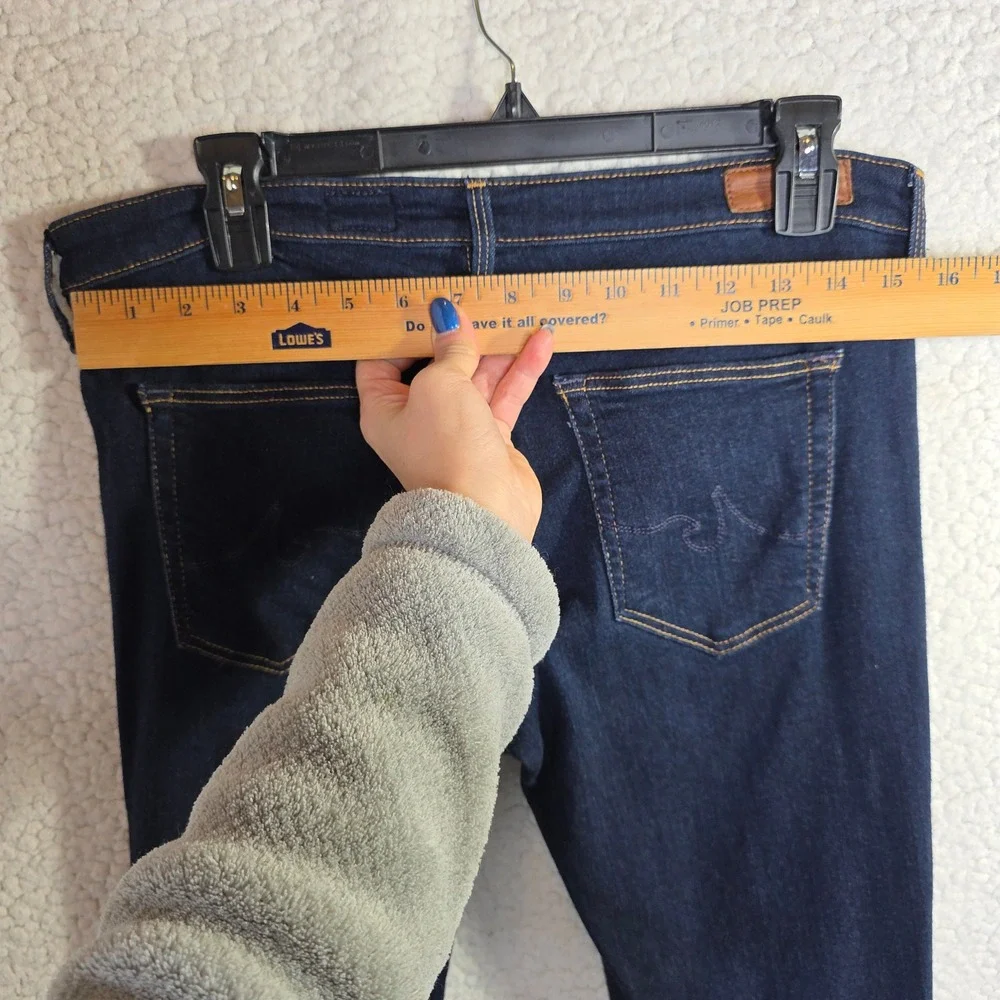 AG Adriano Goldschmied The Legging Super Skinny Jeans Dark‎ Wash Size 30R Sexy